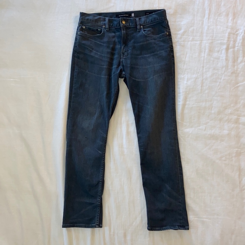 Banana Republic Slim Rapid Movement Denim